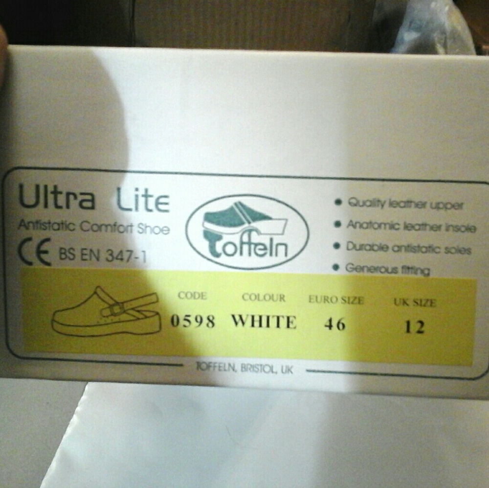 Toffeln white occupational shoes unisex nurse etc - Picture 6 of 6